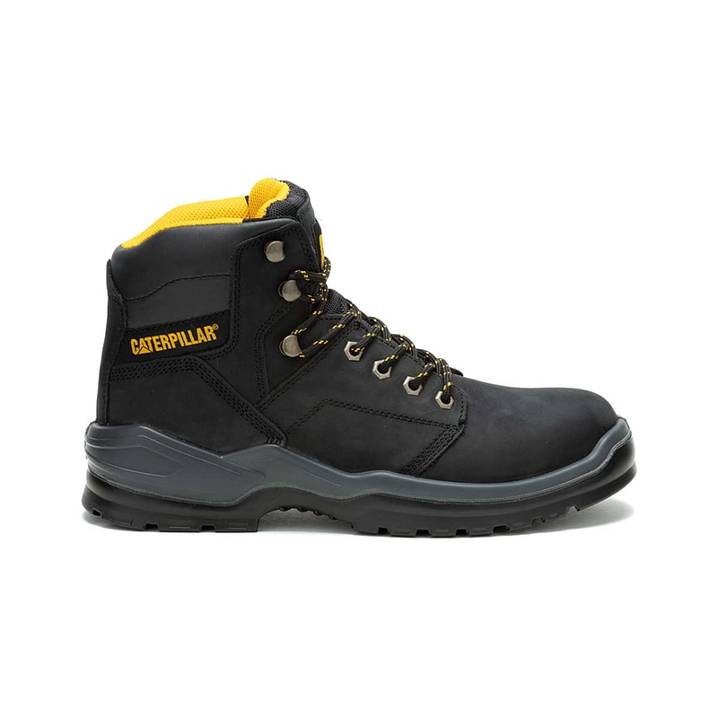 Caterpillar Men’s Striver Steel Toe Work Boots Black 8 Medium