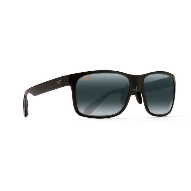 Maui Jim Red Sands Polarized Sunglasses Matte Black Frame Neutral Grey Lens Matte Black NEUTRAL GREY