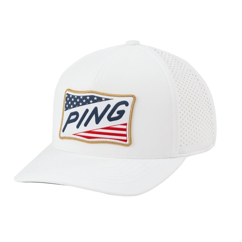 Ping Anthem Tour Snapback Hat White Limited Edition 2025 White