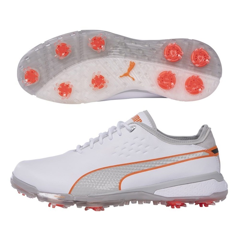 Puma Men’s Proadapt Delta Golf Shoes – White/Grey 7.5 Puma White/Gray Violet