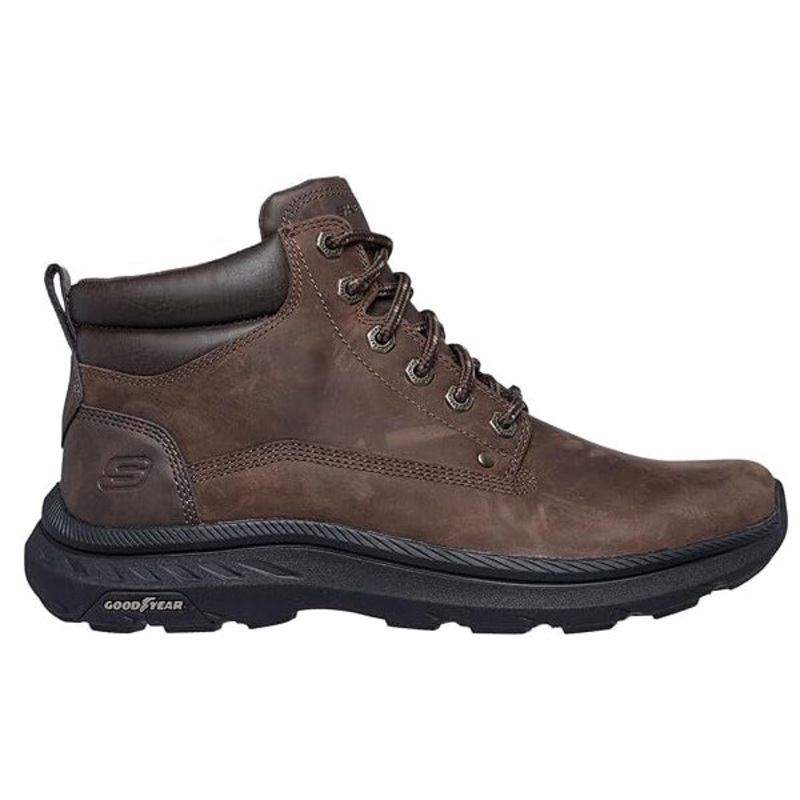 Skechers Mens Relaxed Fit: Pollard Lanser Boots – Cocoa – New Cocoa 10.5