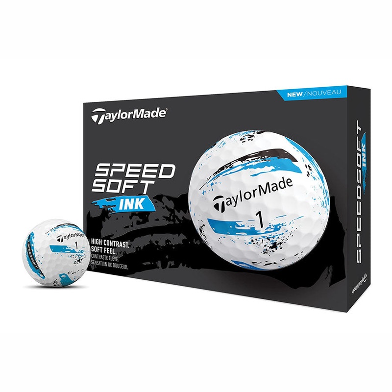 TaylorMade 2024 SpeedSoft Ink Blue Golf Balls (1 Dozen) Ink Blue