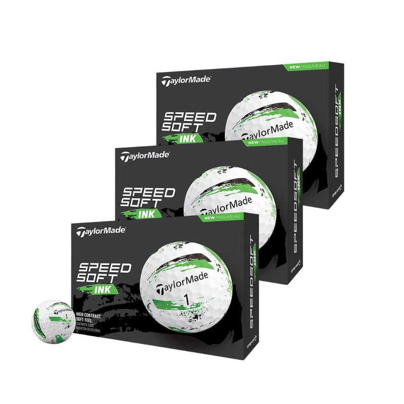 TaylorMade 2024 SpeedSoft Ink Green Golf Balls (3 Dozen) Ink Green