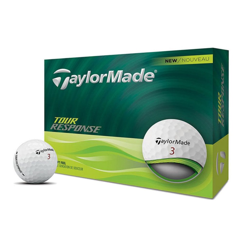 Taylormade Tour Response White Golf Balls (1 Dozen) 2025 White