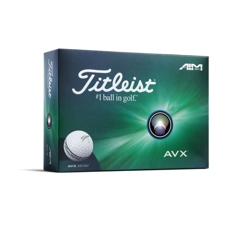 Titleist 2025 AVX 360 White Golf Balls White