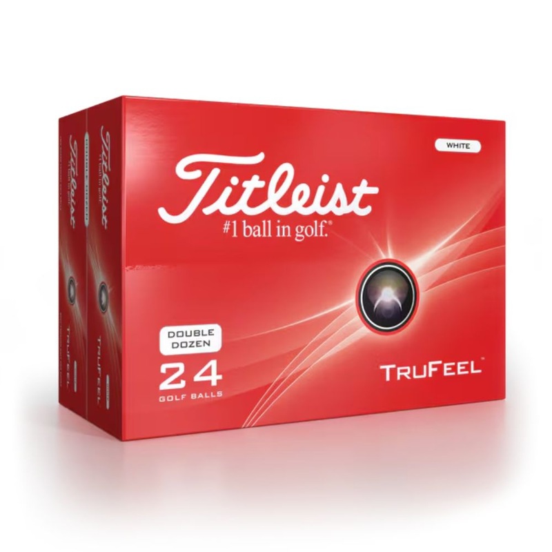 Titleist TruFeel Golf Balls White Double Dozen White