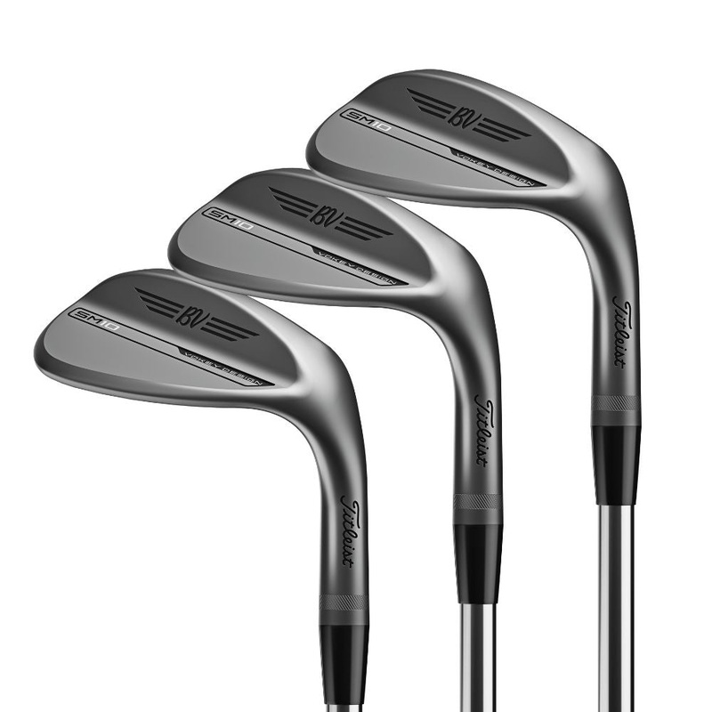 Titleist Vokey SM10 Nickel Wedge Steel Shaft – 3 Pack Right Hand 50.12 F, 54.12 D, 58.12 D