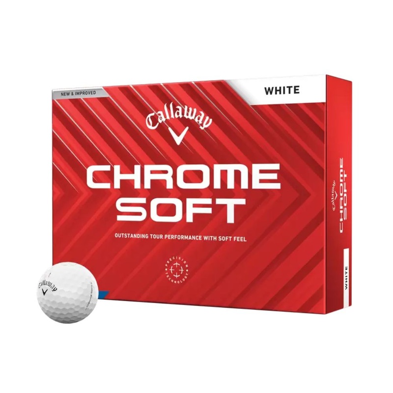 Callaway Chrome Soft 2024 White (1 Dozen) White