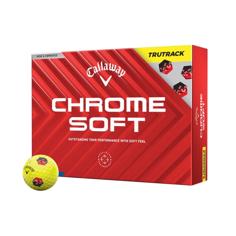 Callaway Chrome Soft TruTrack 24 Yellow – 1 Dozen Yellow