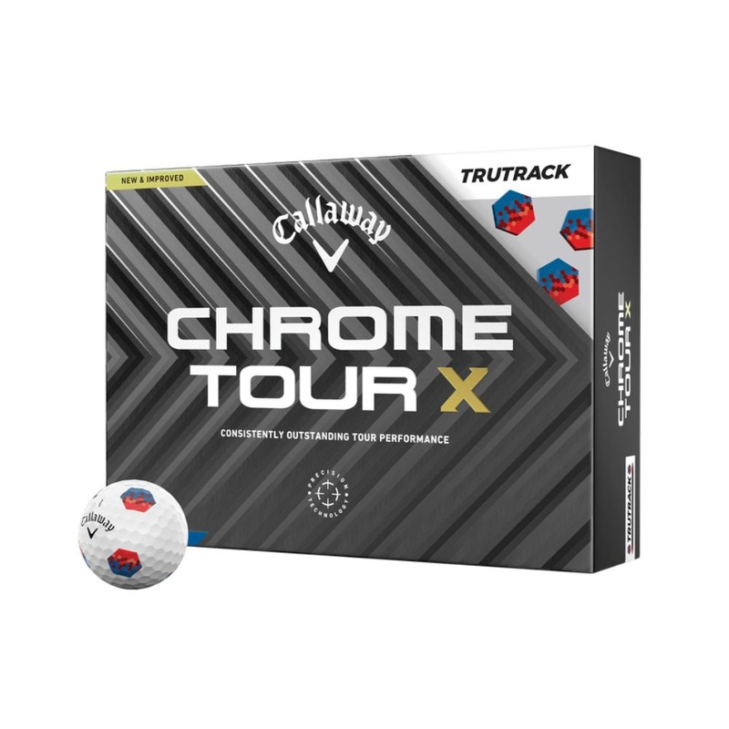 Callaway Chrome Tour X True Track 24 Blue/Red – 1 Dozen Blue/Red