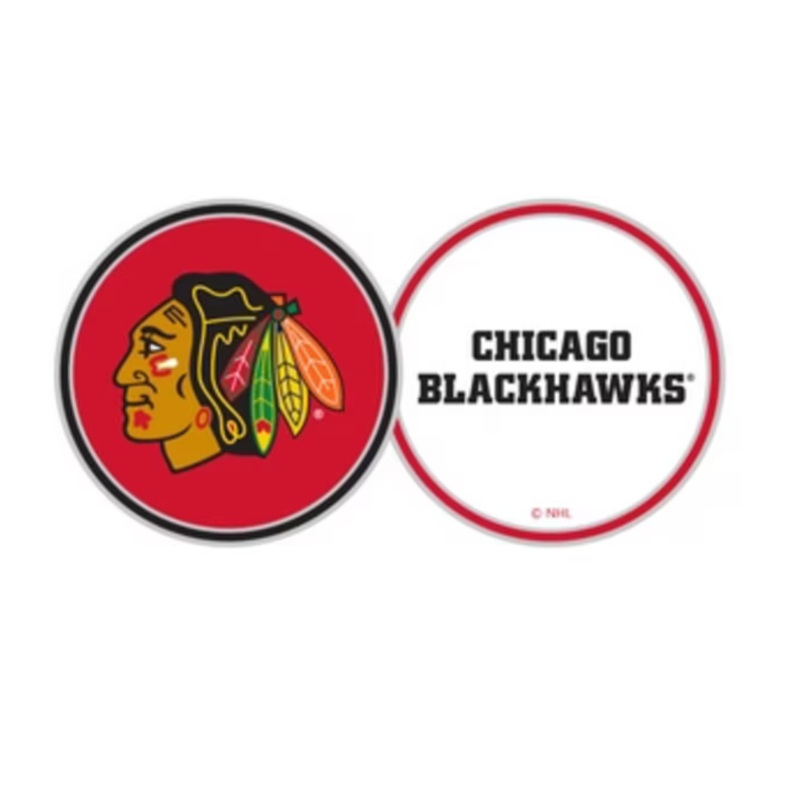 Chicago Blackhawks NHL Golf Ball Marker Red/Black