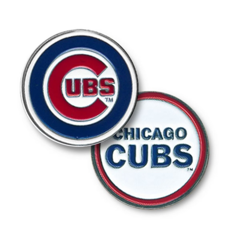 Chicago Cubs MLB Golf Ball Marker Blue/White