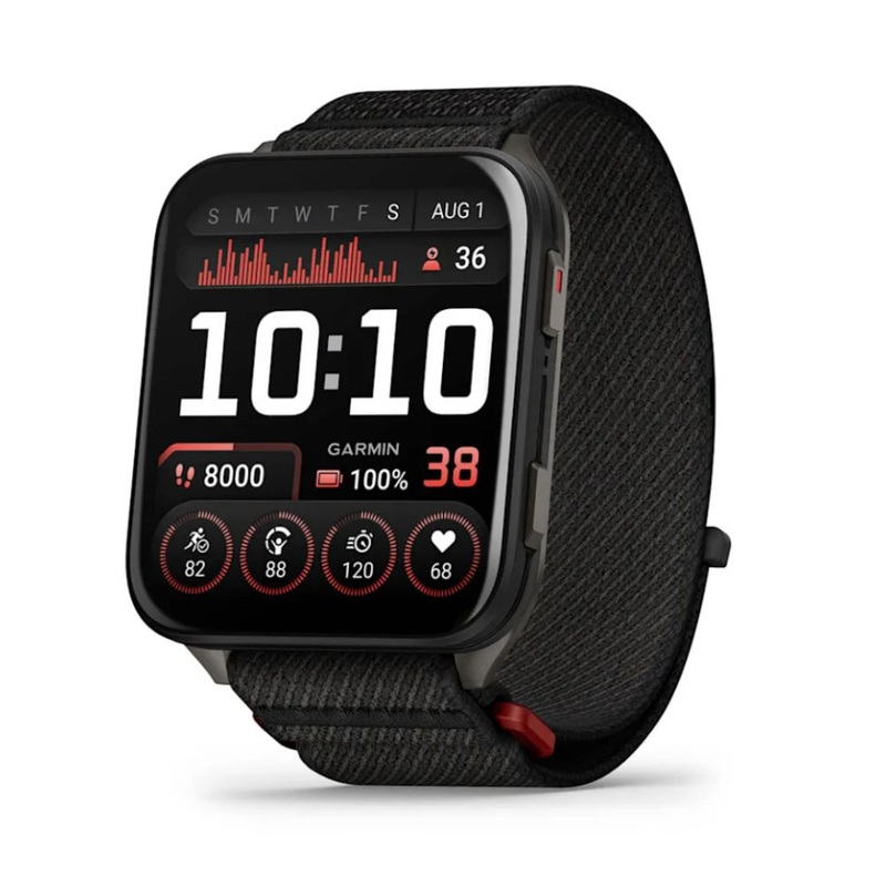 Garmin Venu X1 GPS Fitness Watch – Black Black with Slate Caseback