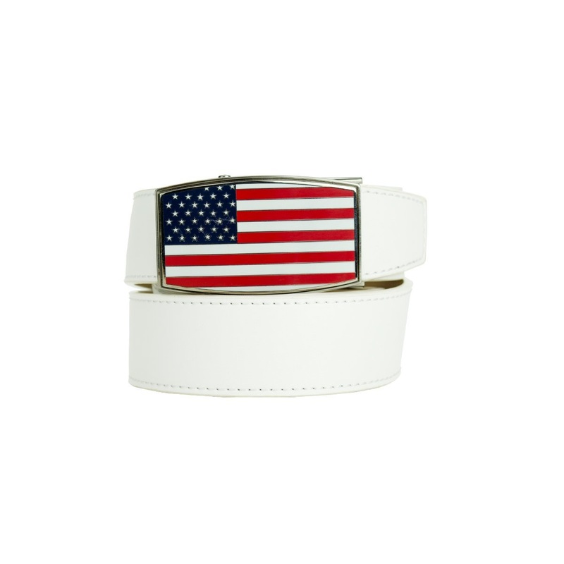Nexbelt Heritage Ratchet Golf Belts Red/White/Blue