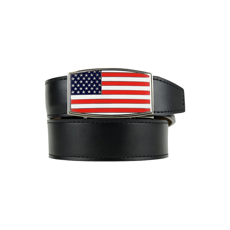 Nexbelt USA Heritage Aston Black Dress Belt USA  Aston