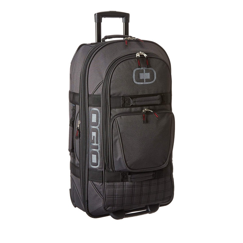 Ogio Terminal Wheeled Travel Bag – Black Pindot Black Pindot