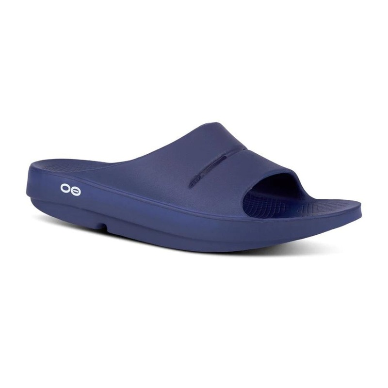 OOFOS Men’s OOAHH Sandal Navy 13
