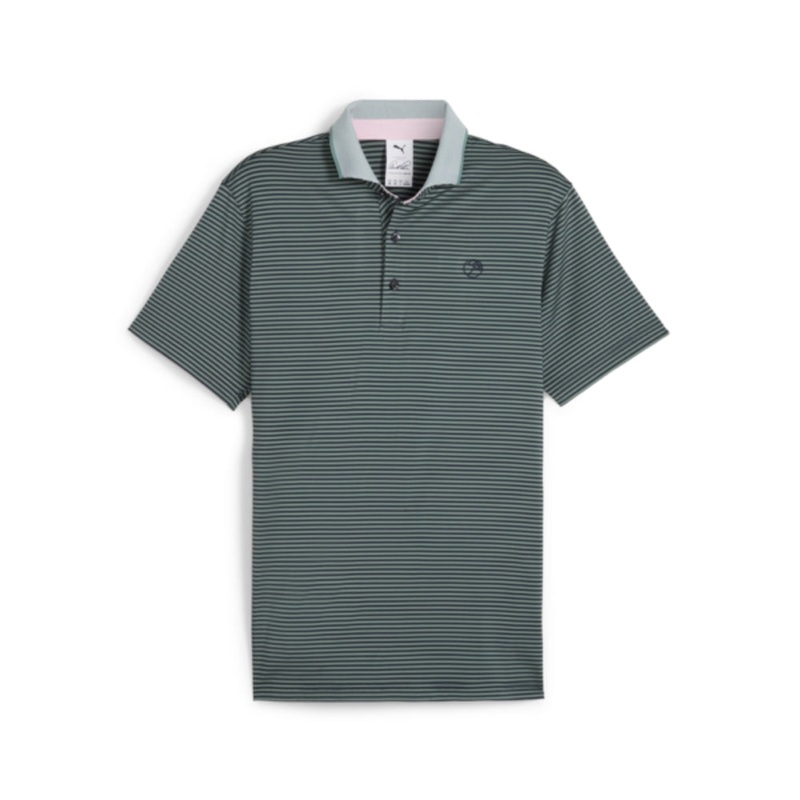 Puma Men’s Arnold Palmer MATTR Traditions Golf Polo Blue Skies/White Glow 3XL