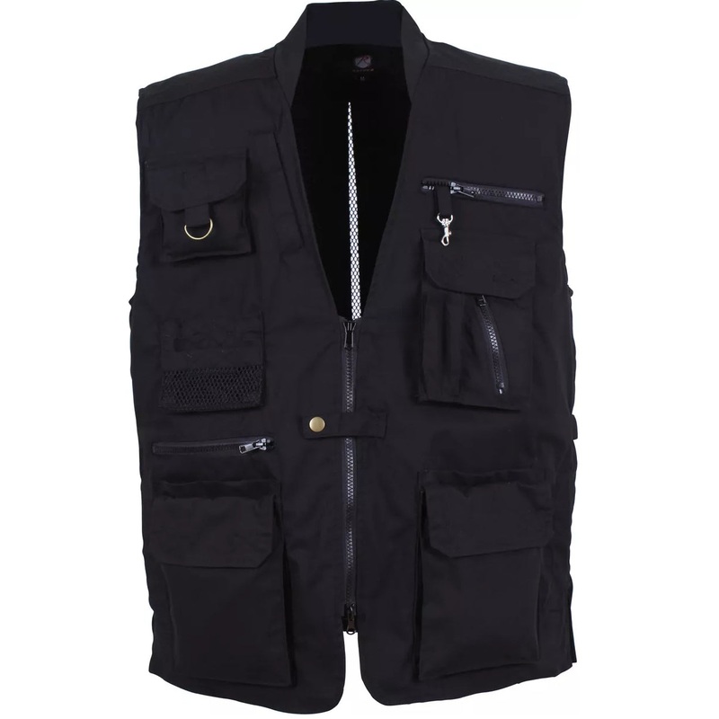 Rothco Men’s Plainclothes Concealed Carry Vest Black