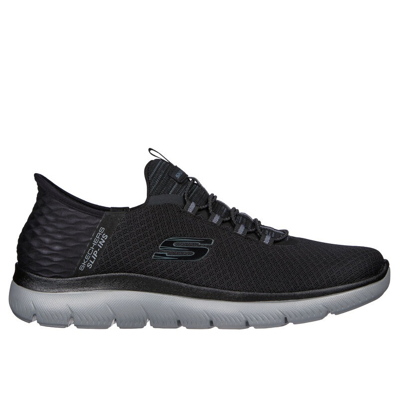 Skechers Men’s Slip-ins Summits High Range Shoes Black 8 Medium