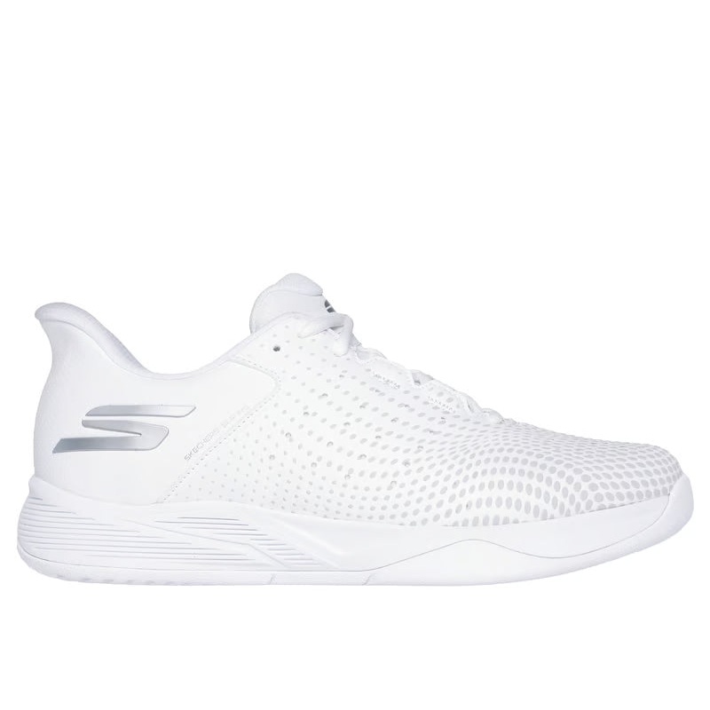 Skechers Men’s Slip-ins Viper Court Reload Pickleball Shoes White 12