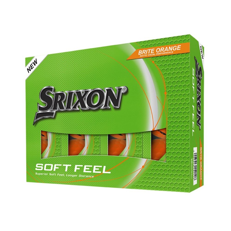 Srixon Soft Feel 14 Brite Orange Golf Balls Brite Orange