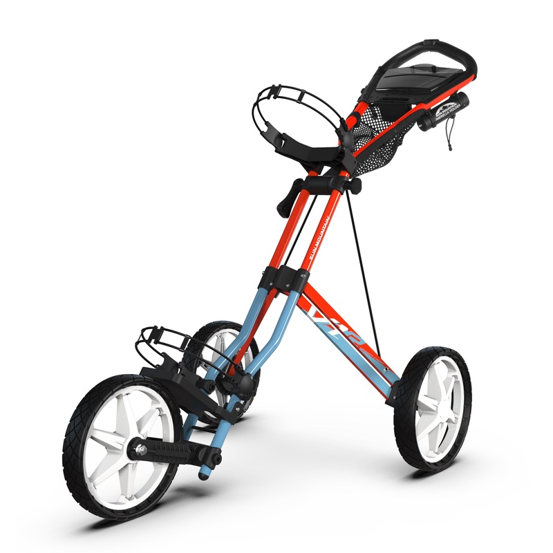 Sun Mountain Speed Cart V1R Push/Pull Cart Steel/Fog Speed Cart V1R