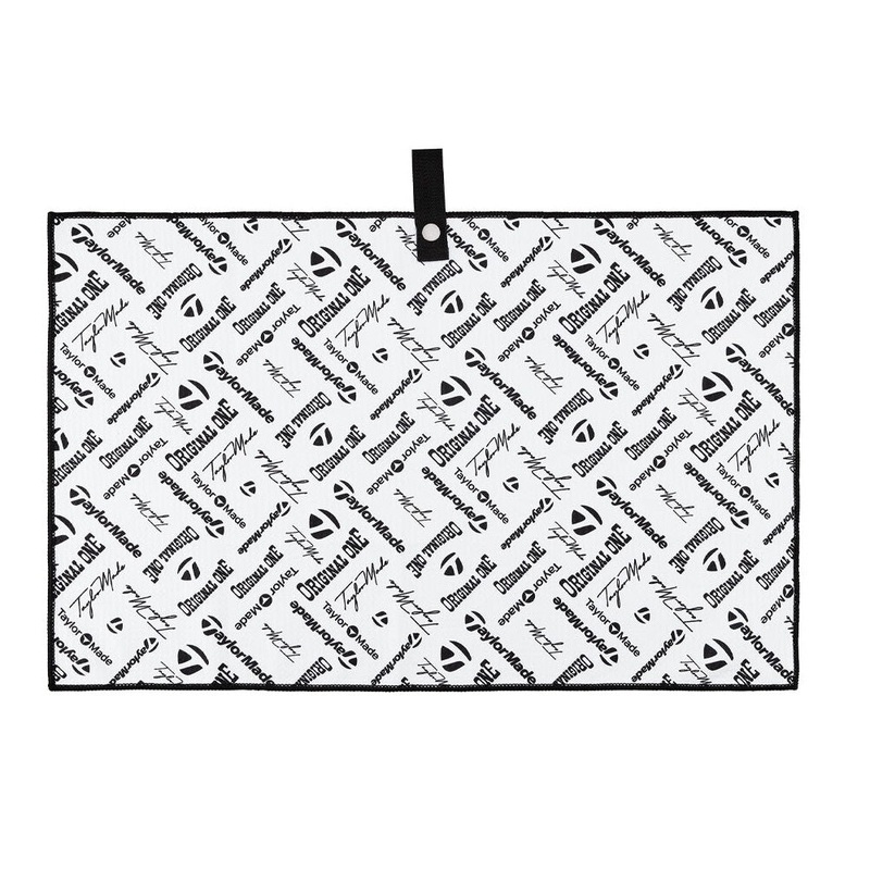 TaylorMade Logo Microfiber Cart Towel 24″ x 15″ Original One Logo