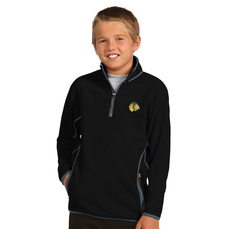 Antigua Blackhawks Youth Ice Pullover L