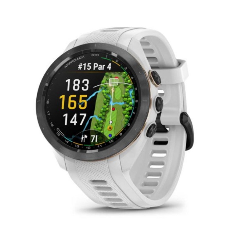 Garmin Approach S70 GPS Golf Smartwatch 42Mm – White – Open Box White