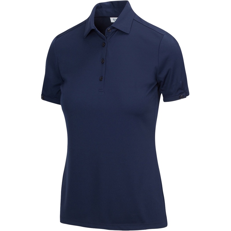 Greg Norman Women’s ML75 2Below Short Sleeve Polo 2021 Navy XS