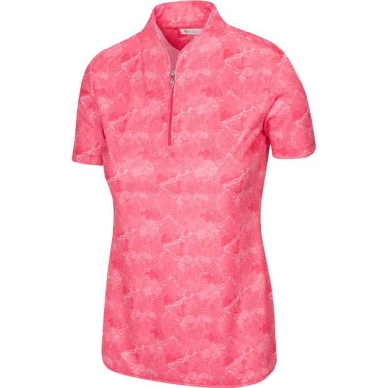 Greg Norman Women’s ML75 2Below Surf Polo 2021 Field Poppy XS