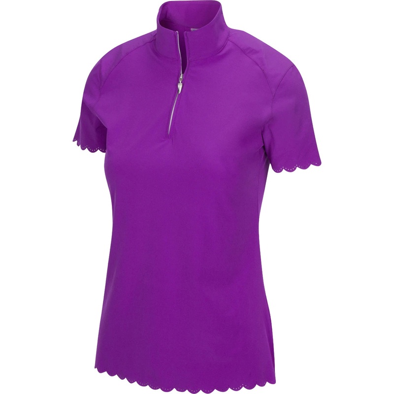 Greg Norman Women’s X-Lite 50 Zip Polo Imperial Purple XS