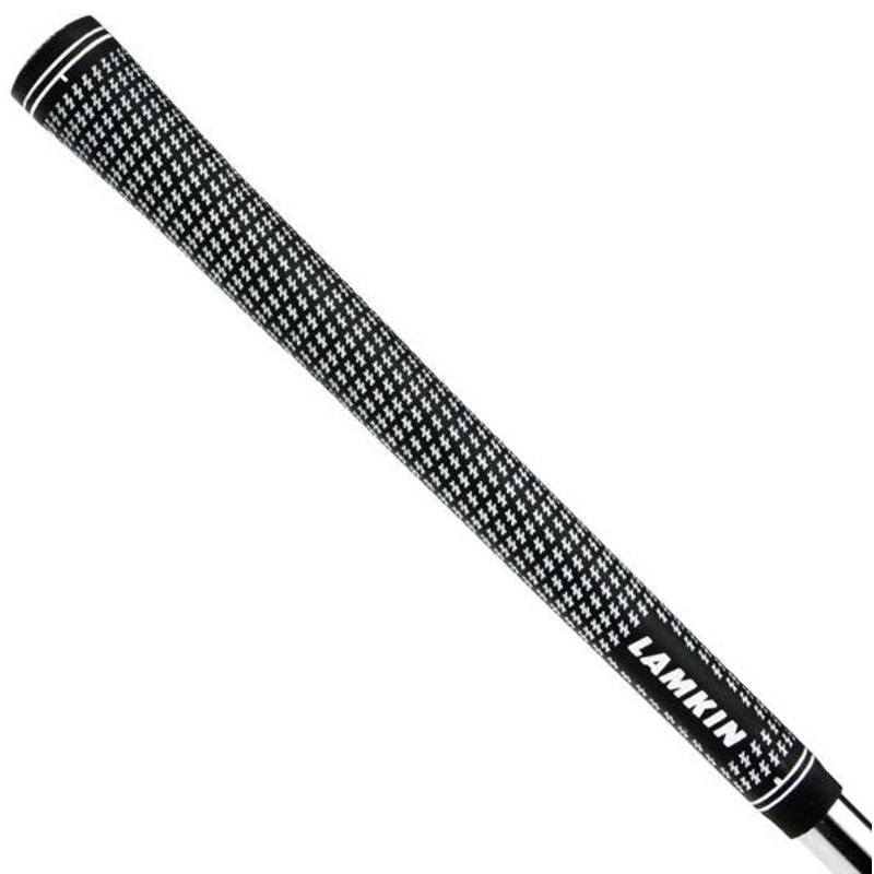 Lamkin Crossline Standard .580″ Round 50g Golf Grip Black/White Standard