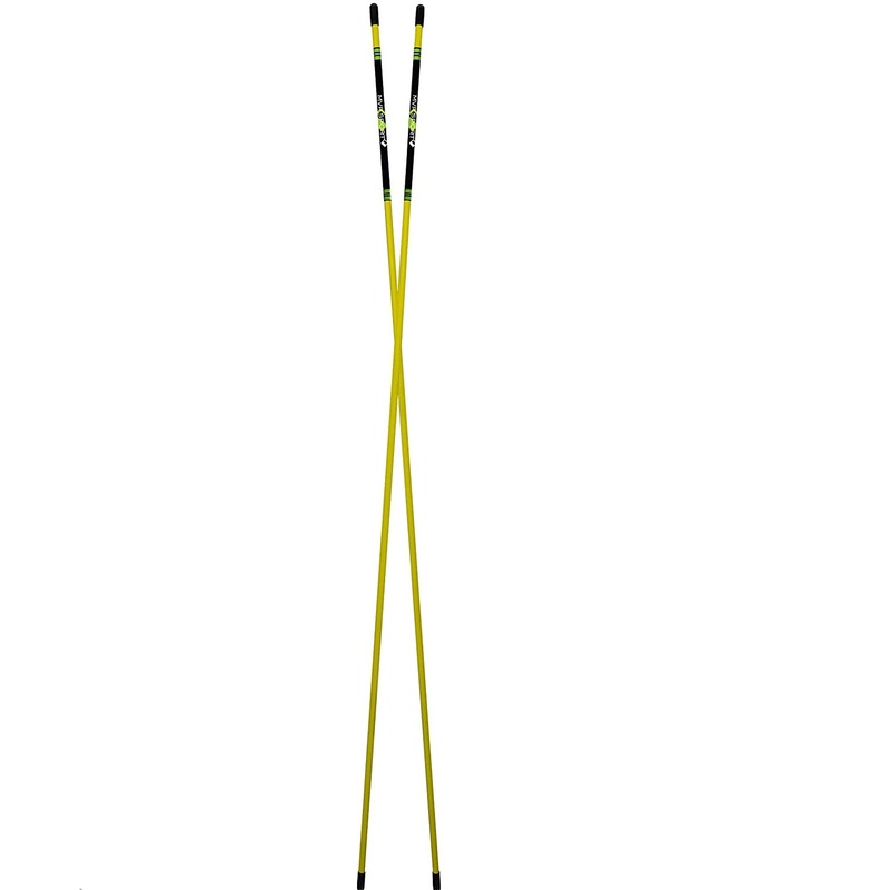 MVP Sport Yellow Golf Alignment Rods Training Aid 2-Pack Yellow
