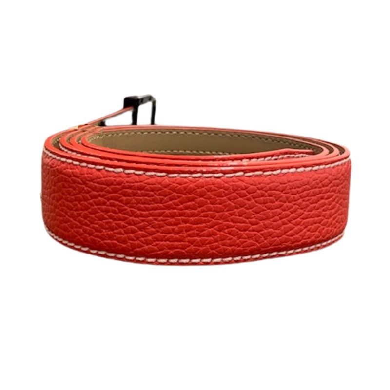 Nexbelt Pebble Grain Leather Straps Sunday Red