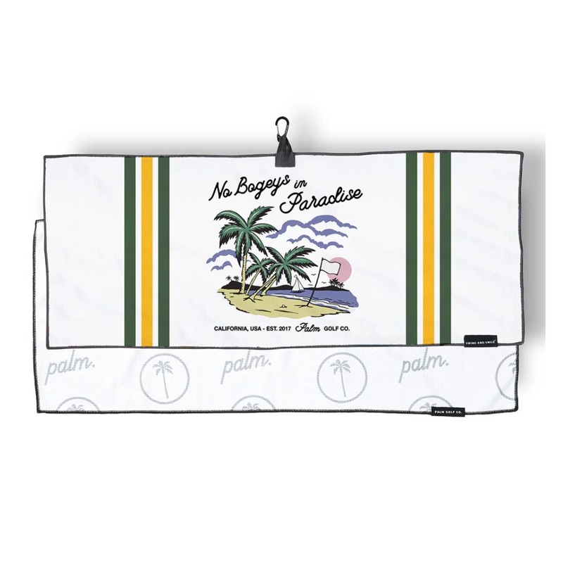 Palm Golf Bag Waffle Knit Towel – Paradise Barrels and Birdies