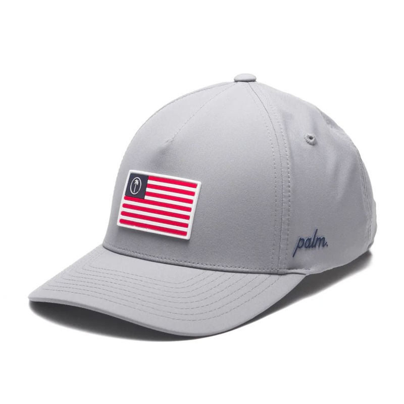 Palm Golf Captain 2.0 Performance Snapback Hat Grey