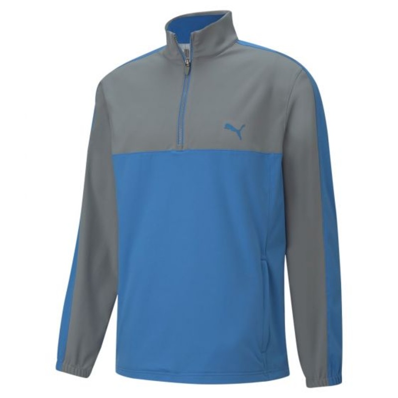 Puma Men’s Riverwalk Wind Golf Jacket (On-Sale) Quiet Shade/Star Sapphire S
