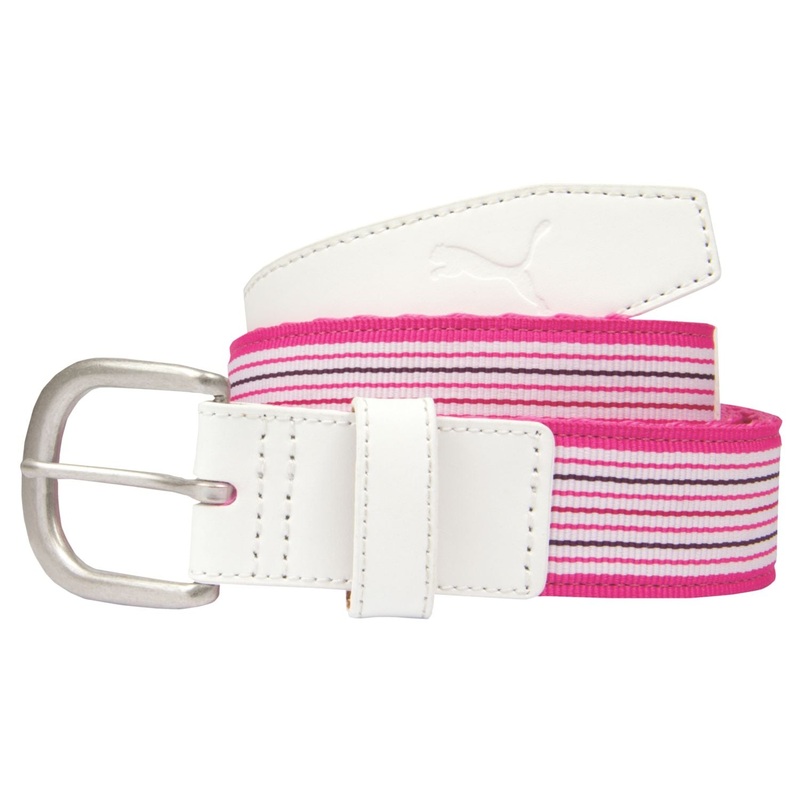 Puma Womens Regatta Fitted Ribbon Belt Green XL