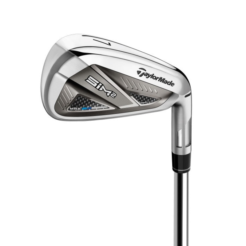 Taylormade SIM2 Max Iron Set 7 pc Steel Right Hand 5-PW, AW Stiff
