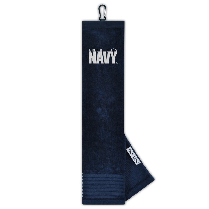 Team Effort Embroidered Military US Navy Golf Towel Navy