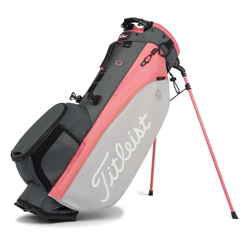 Titleist Players 4 Plus Stand Golf Bag – Prior Season Charcoal/Gray/Coral