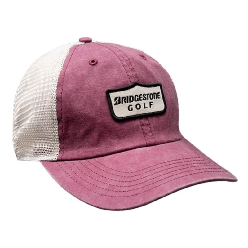 Bridgestone Retro Adjustable Golf Hat Black