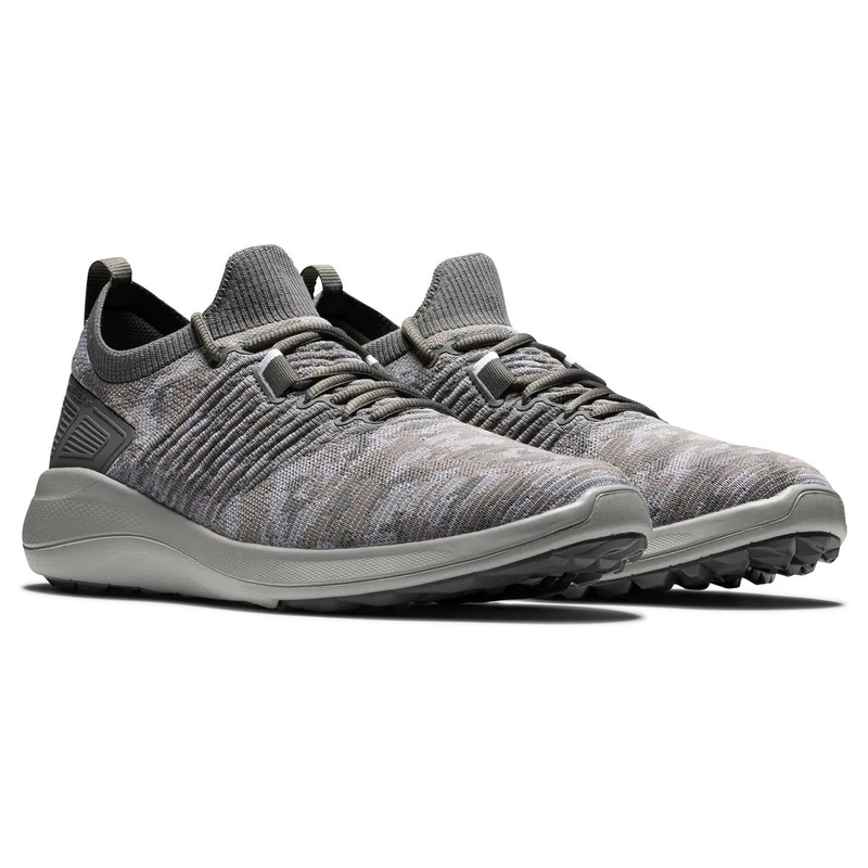 FootJoy FJ Flex XP Mens Golf Shoes Grey Camo 56272 (PREVIOUS SEASON STYLE) Grey Camo 8