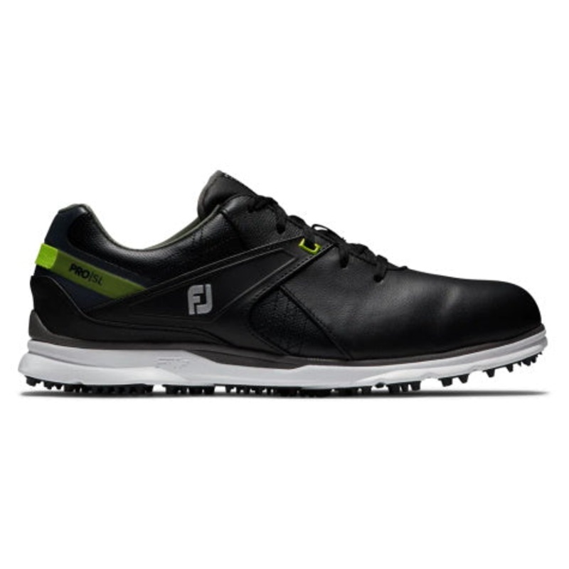 FootJoy Pro SL Men’s Black/Lime Golf Shoes – Previous Season Style Black/Lime 7 XW Extra Wide