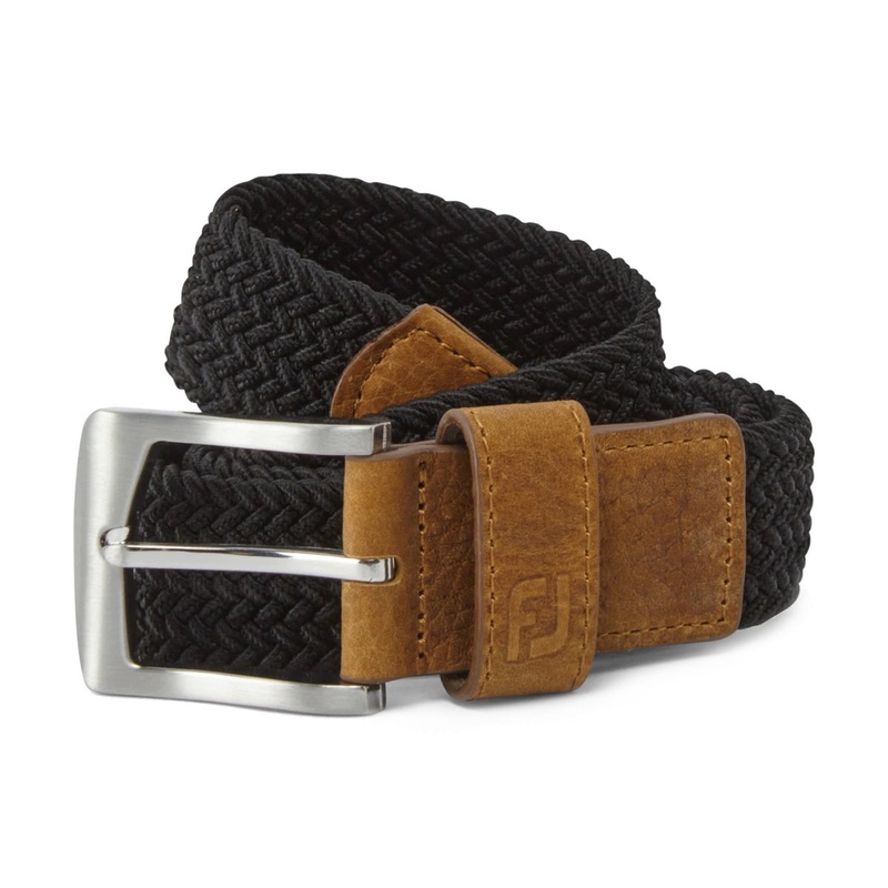 Footjoy Woven Golf Belt Black Long