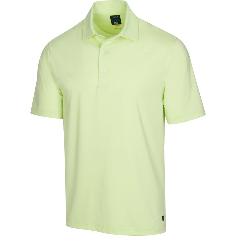 Greg Norman Men’s Stretch Sky Polo (On-Sale) Cool Lime Heather XXL