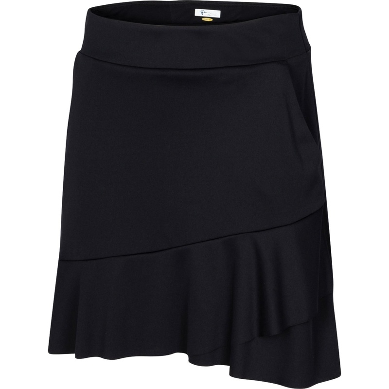 Greg Norman Women’s Crossover Flounce Pull-On Skort Black XS