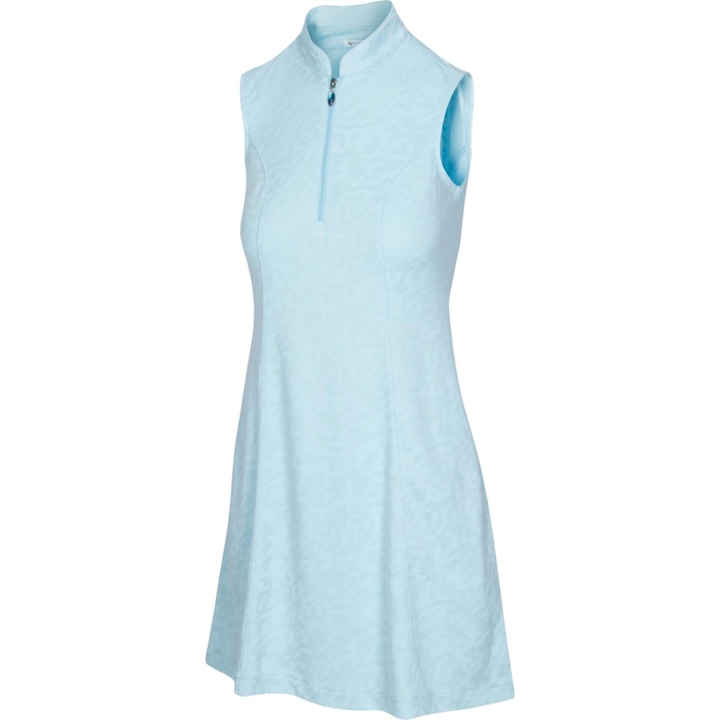 Greg Norman Women’s Flare Zip Dress Pure Aqua XL